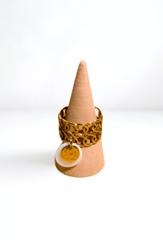 Maria doré bagueFait main en acier inoxydable