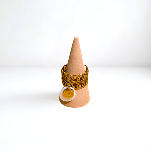 Maria doré bagueFait main en acier inoxydable