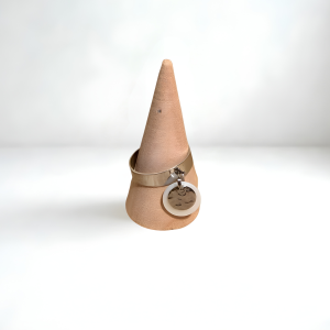 Marta argenté bague Fait main en acier inoxydable