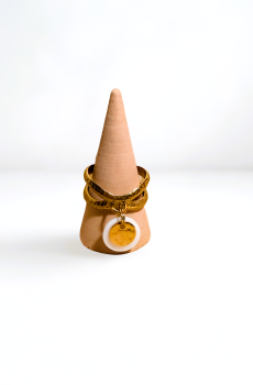 Bague Rafaela – Doré | Fait Main en Acier Inoxydable