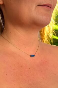 NATURA  – Collier Fait Main en Acier Inoxydable DORE